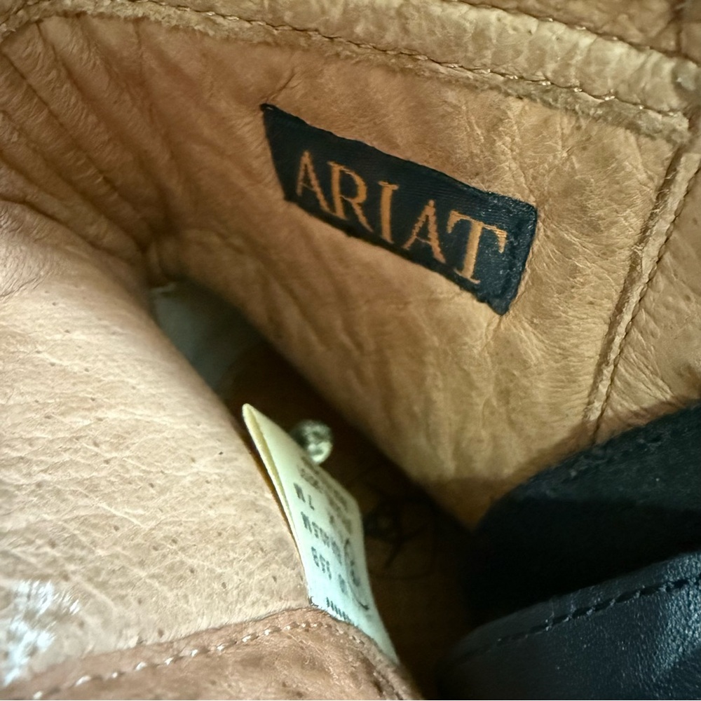 Ariat Leather Lace up Boots Size 9.5 - Picture 8 of 11